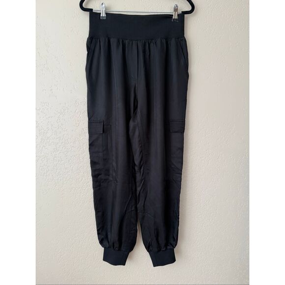 Cinq a Sept Giles Satin Jogger Pants - Picture 5 of 9